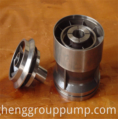 Centrifugal submersible electric pump blade guide wheel